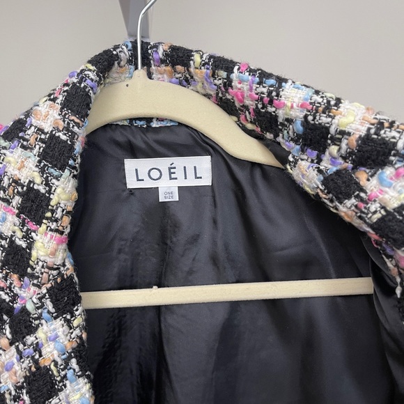 LOEIL multi color tweed jacket - Picture 4 of 6